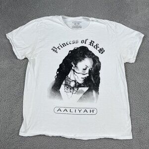 Aaliyah Princess of R&B Mens 100% Cotton T-Shirt Sz XXL